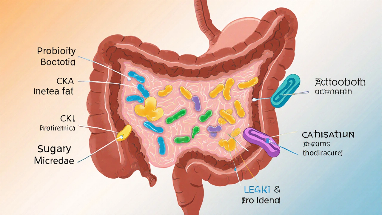 Probiotické bakterie přežívají žaludek díky tukům, zatímco jiné zemřou v kyselém prostředí.