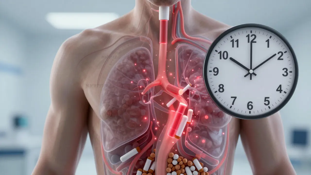 Jak dlouho se udrží nikotin v těle? Časový přehled detoxikace po ukončení kouření