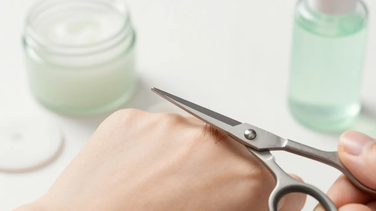 Příprava kůže před brazilkou: zastřihání vlasů a peeling
